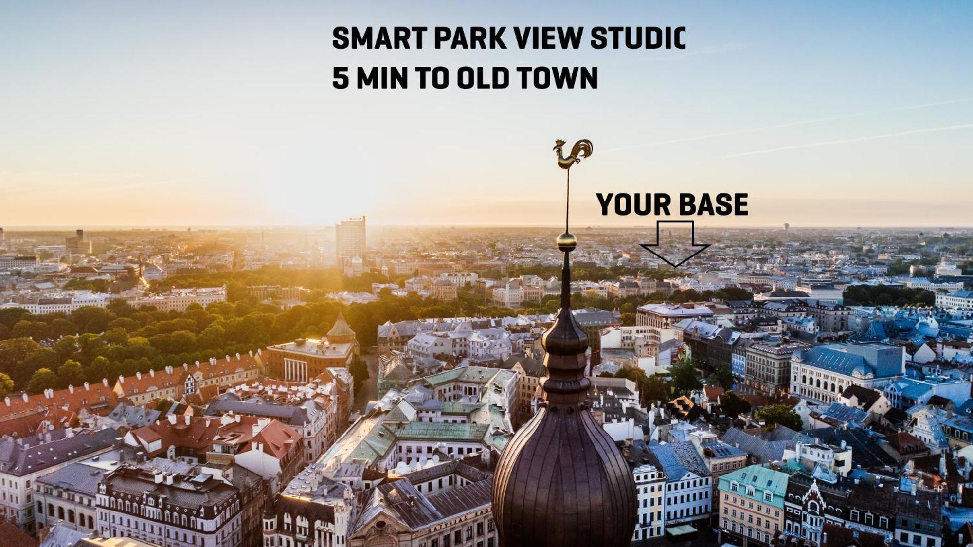 Smart Park View Studio In Heart Of Riga 5 Min To Old Town 외부 사진